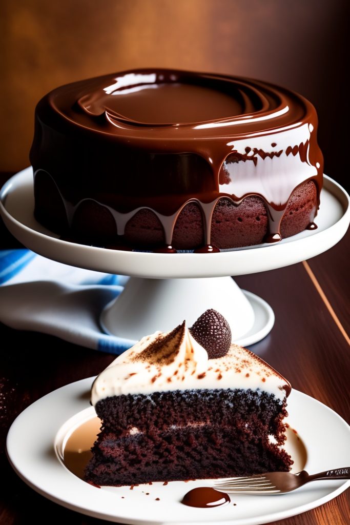Шоколадный торт несквике